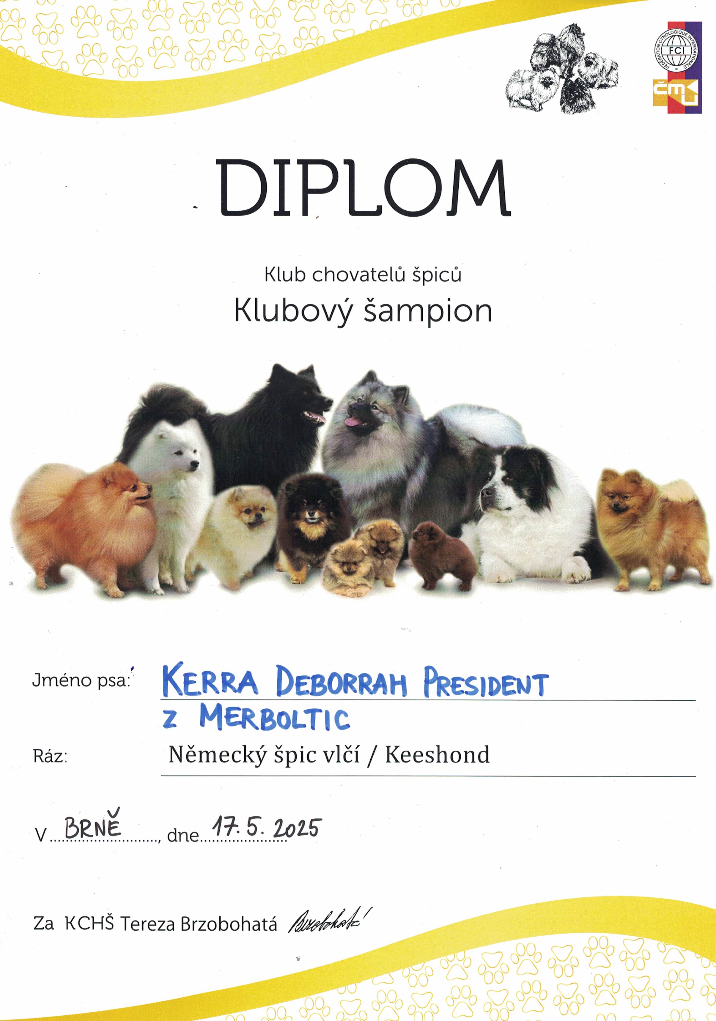 KERRA DEBORRAH - KLUBOVÝ ŠAMPION